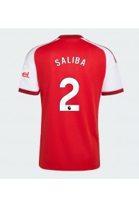 Arsenal William Saliba #2 Jalkapallovaatteet Kotipaita 2026-27 Lyhythihainen